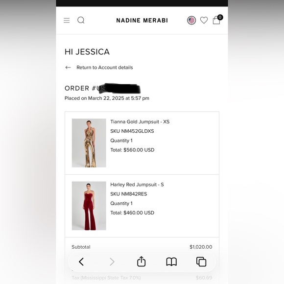 NADINE MERABI Tianna Gold Sequin Jumpsuit - Picture 9 of 16